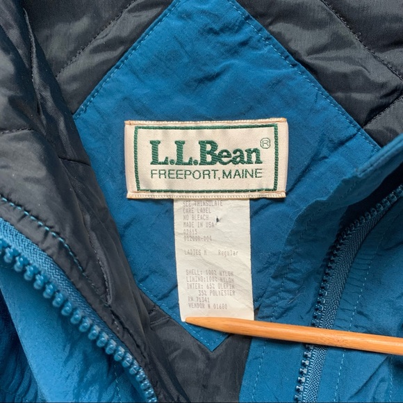 VTG L.L. Bean Women’s Long Parka - Teal (Size M) - Picture 5 of 10